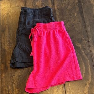 Casual Shorts Bundle - Black and Pink